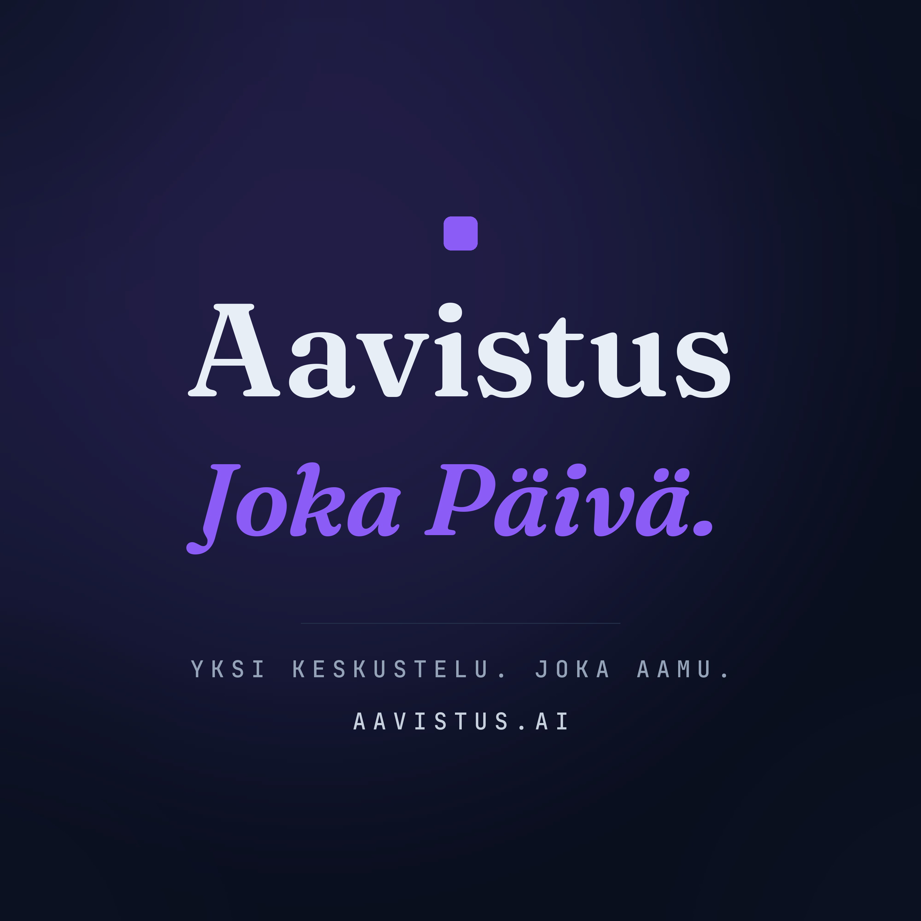 Aavistus joka päivä -podcastin kansi