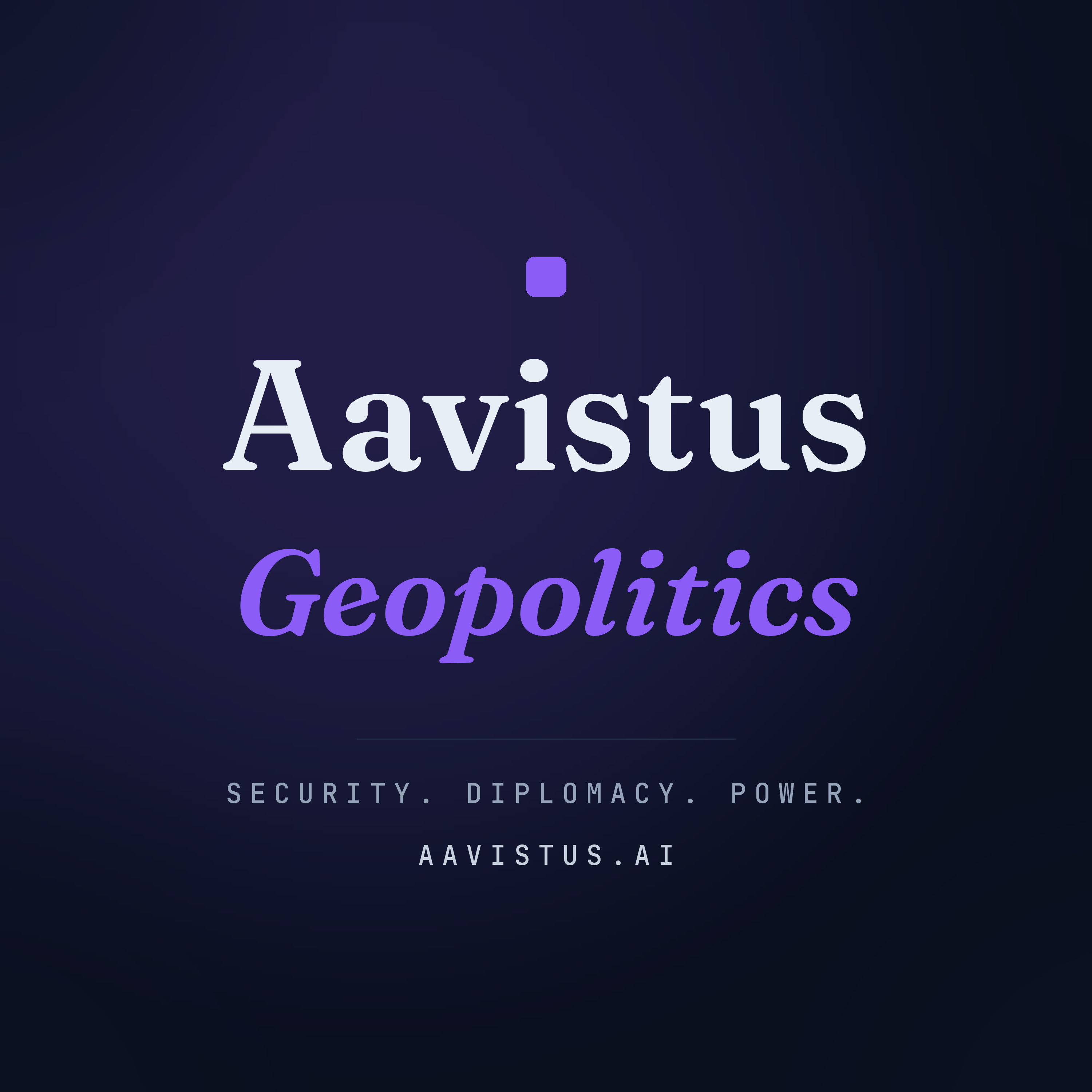 Aavistus Geopolitics cover art